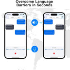 UYUXIO OWS Real Time Translation Earbuds with 144 Languages AI Translating Earphone with LCD Touch Screen Ear Buds Headphone