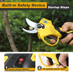 BABEQ 30mm Cordless Electric Scissors Rechargeable Brushless Electric Pruning Shears for Fruit Tree Bonsai Garden Tool Pruner
