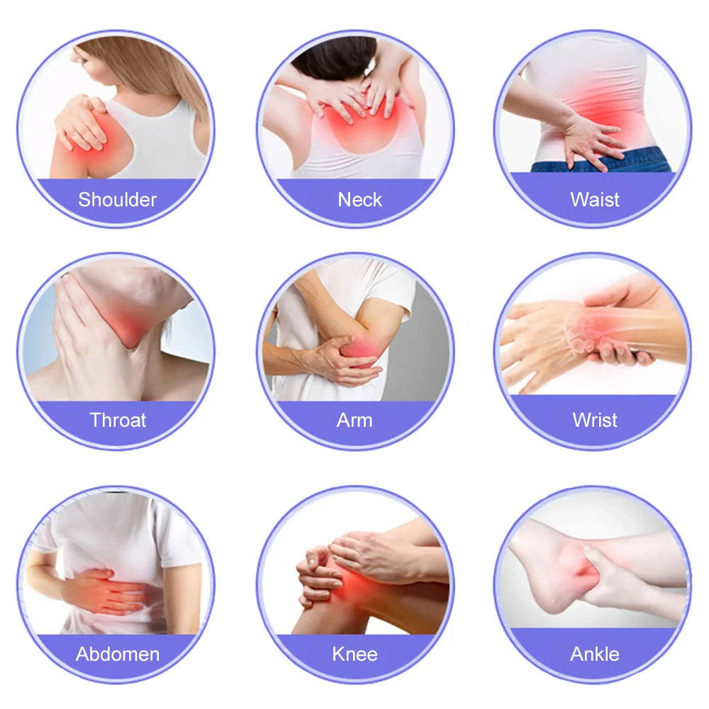 Physiotherapy Tens Electrode Pads Conductive Gel Therapeutic Pulse Pressure Electrical Compex Muscle Stimulator Massage Patches