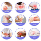 Physiotherapy Tens Electrode Pads Conductive Gel Therapeutic Pulse Pressure Electrical Compex Muscle Stimulator Massage Patches