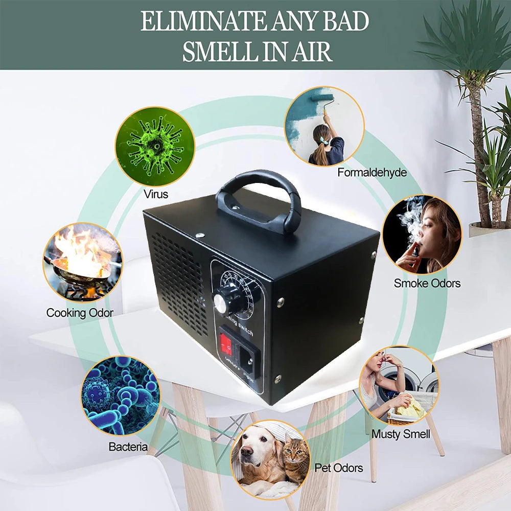 Ozone Generator 60,000mg Industrial O3 Air Purifier Deodorizer