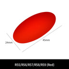 Car Styling Co-pilot Glove Box Switch Panel Button Decoration Sticker Trim For Mini Cooper R55 R56 R57 R58 R59 Auto Accessories