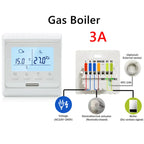 Digital Thermostat For  Underfloor Heating Floor Thermostat  Warm Floor Water Heating Gas Boiler Temperature Controller 220V