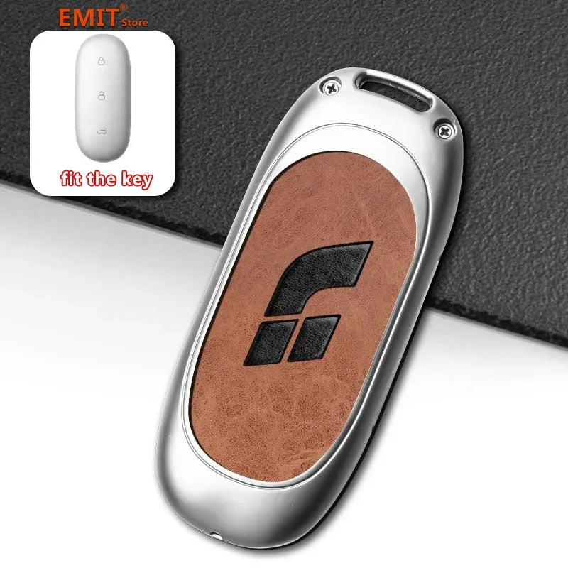 for Lixiang LEADING IDEAL L7 L8 L9 MAX Li Auto Key Case Smart Remote Holder Keychain Bag Protection Shell Cover Car Accessories