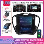 For Nissan Juke 2011-2019 tereo Head Unit  9.7'' Wireless Carplay Android 15 Auto Radio Seat Cover Multimedia Player Navigation