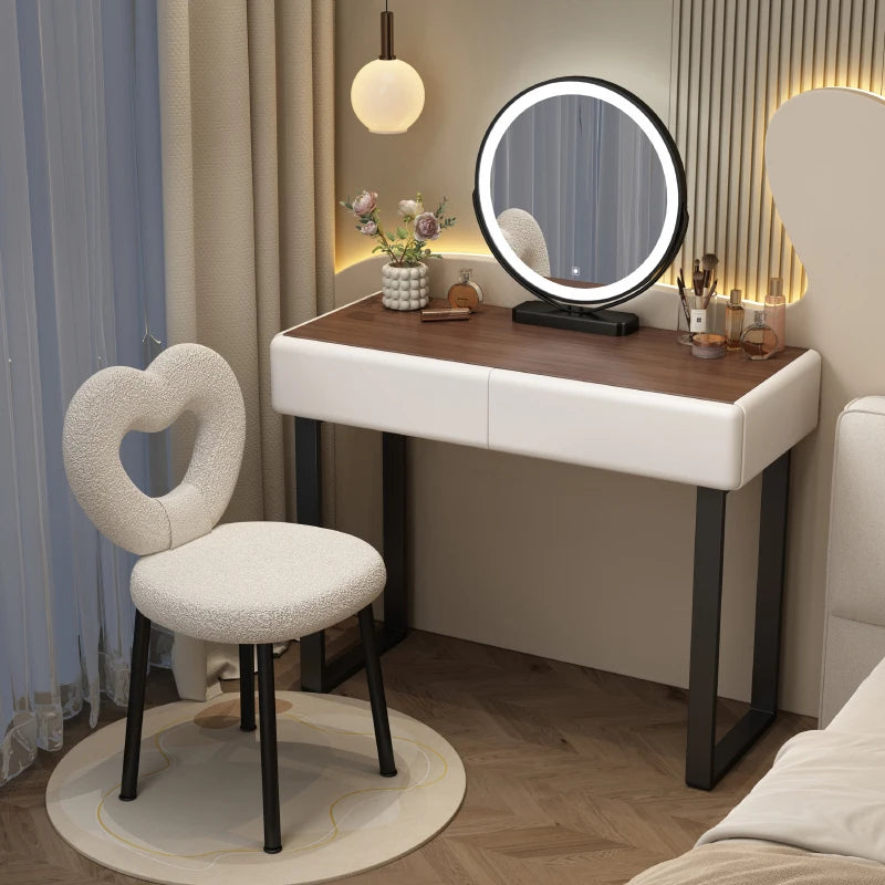 Small Bedroom Vanity Table Organizer Minimalist Chep Comfortable Dressing Table European Modern Penteadeira Postmodern Furniture