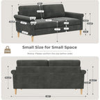 Small Comfy Loveseat Sofa