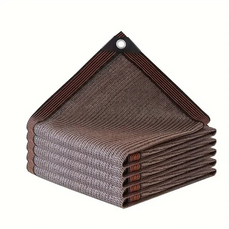 [Coffee Color Shade Net] Coffee Color Sunshade Cloth - Sun Protection Shade Net for Plant Cover, Home, Succulent, Balcony