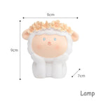 Cute Animal Planter for Succulents Air Plants Funny Flower Pots Fairy Garden Decor Figurines Pencil Holder Home Table Decoration