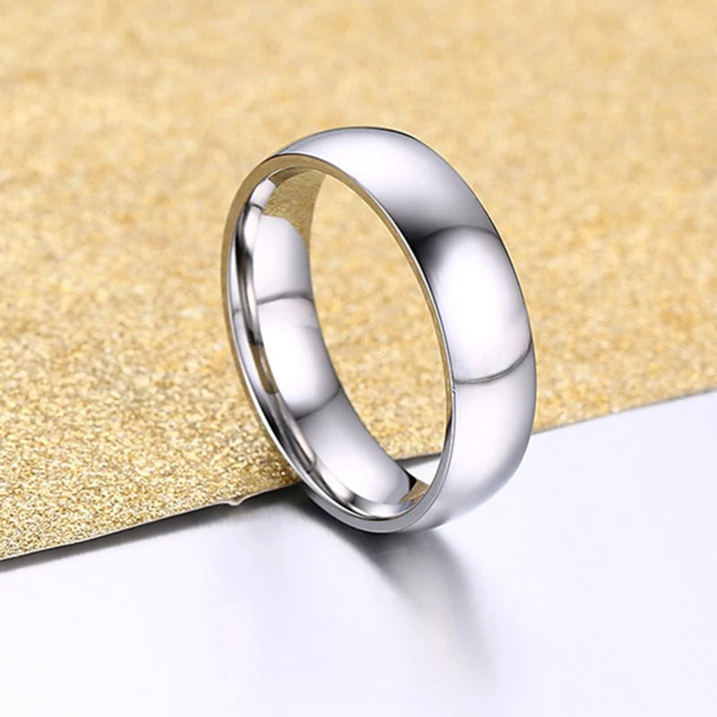 Vnox Romantic Heart CZ Stone Couple Wedding Rings - Black Stainless Steel Engagement Bands for Women & Men | AlluCanFind