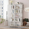 6 Layers Dustproof Simple Wardrobe Double Row High Capacity Partition Bookshelf Bedroom Cabinet Portable DIY Clothes Organizer