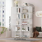 6 Layers Dustproof Simple Wardrobe Double Row High Capacity Partition Bookshelf Bedroom Cabinet Portable DIY Clothes Organizer