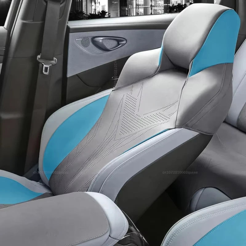 New suede Car Seat cover for BYD seal EV 2024 Breathable Comfortable Four Seasons Universal Auto Full Seats cushion
