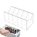 Belt Organizer Acrylic Belt Storage Holder Compartments Display Case Clear Belt Tie Case For Closet Organization Of Scarves