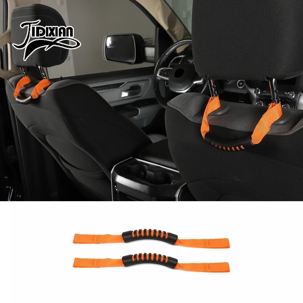 JIDIXIAN Car Seat Headrest Grab Handle for Jeep for Dodge for Ford F150 for Jimny for Chevrolet for GMC for Chrysler for 4Runner