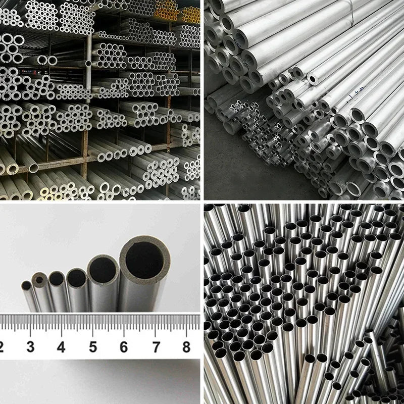 Aluminium Pipe 0.5mm Thickness 2-30mm OD Straight 300mm 500mm Long Round 6063 Aluminum Alloy Tube