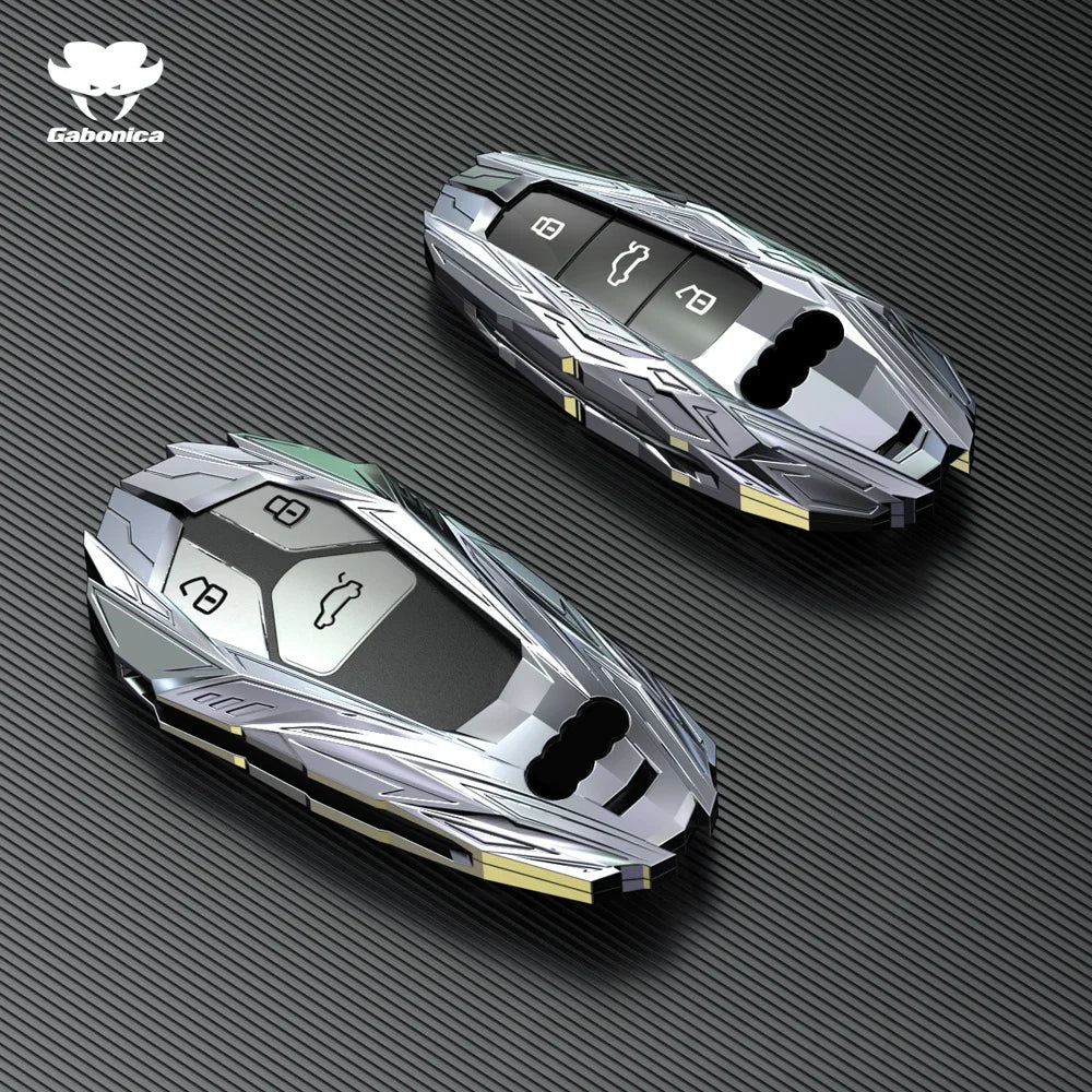 Alloy Car Key Case Cover Shell Fob For Audi A1 A3 Q2L Q3 S3 S5 S6 TT TTS Q7 Q5 A6 A4 A4L Q5L A5 A6L A7 A8 Q8 S4 S8 Accessories