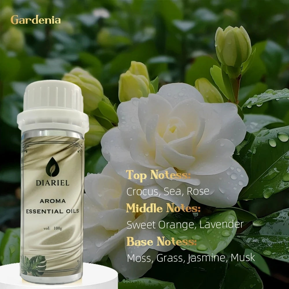 Diaurelle 100ML flower Aromatherapy For Diffuser Hotel Collection Fragrance Oil Pure Nature Plant Extract Aroma Essential Oil