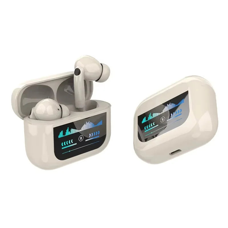 G4 ANC Sports Earphones with Microphone Wireless Earphones LED Screen Gaming Music Earphones Suitable for Android and iOS