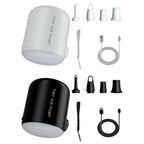 Camping Light Wireless Air Compressor 2200mAh Mini Air Inflator Pump 3 Lighting Modes Electric Air Pump for Air Mattresses Beds