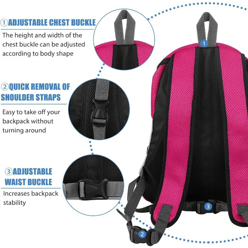 New Portable Double Shoulder Pet Carrier Backpack - Outdoor Travel Mesh