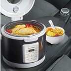 12V 24V 220V Mini Rice Cooker Car Truck Soup Porridge  Food Steamer Heating Lunch Box Meal Heater Warmer 3L for Camping