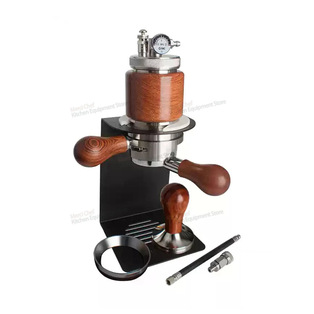 ITOP 58mm Pneumatic Coffee Machine Removable Portable Outdoor Camping Unplugged Espresso Coffee Maker