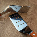Kitchen Stainless Steel Cooking Spatula With Wooden Handle Pancake Shovel Pot Spatula Frying Fish Shovel Cooking Utensils
