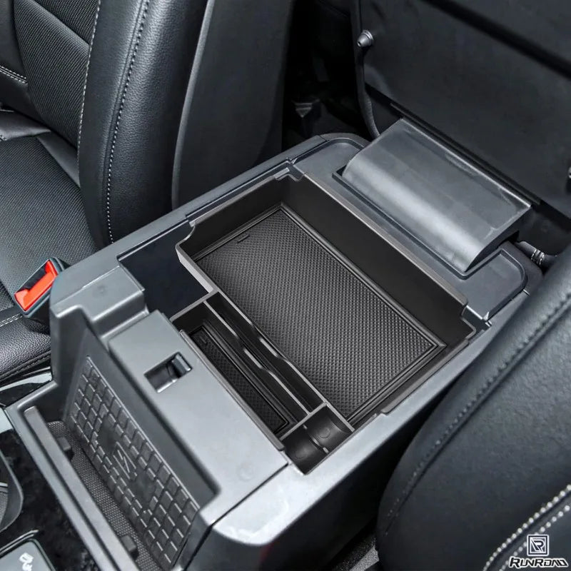 Upgrade Center Console Organizer Tray Compatible with Ford Explorer 2025 2024 2023 2022 2021 2020 Accessories, ABS Armrest Tray