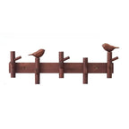 Creative Clothes Hanger Foyer Entrance Wood Hangers Multifunctional Bag Key Coat Hook Wall Mount Coat Racks Hanging Organizers