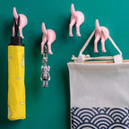 Kitchen Nordic Clothes Key Self Adhesive Towel Wall Mounted Hanger Key Holder Storage Rack