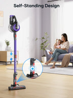 Laresar V10 Lite 38000Pa Cordless Vacuum Cleaner Handheld Strong Suction Button Smart Home Appliance for Carpets Hair 45 Mins