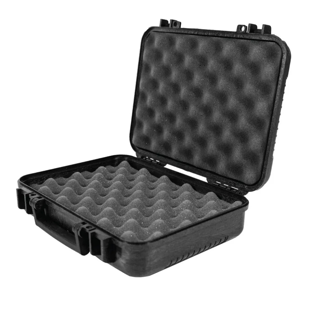 TSA Approved Hard Sided Handgun Case - All-Weather Black Pistol Protective Storage | AlluCanFind