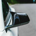 Rearview Mirror Cover Sticker For Tesla Model Y 2020-2023 Glossy Black Side Wing Mirror Cap Case Trim External Car Accessories
