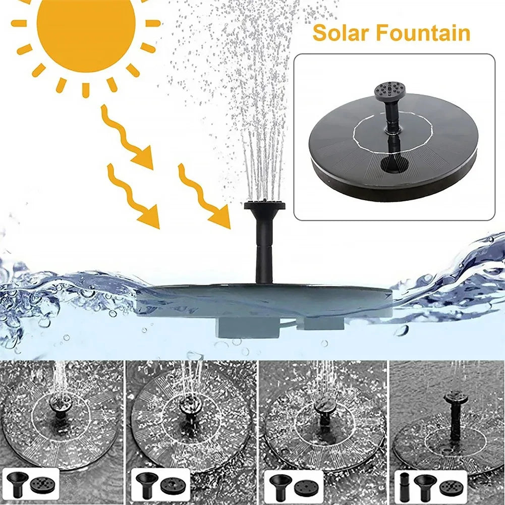 13/16/18cm Floating Solar Panel Pumps for Fountain - Elevate Bird Baths, Garden Outdoor Water Features with Ease