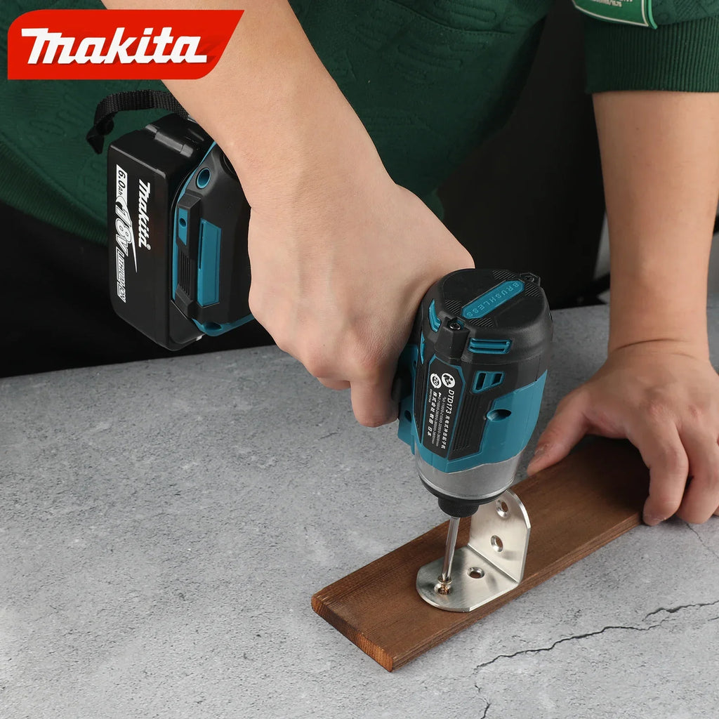 Makita Lithium Screwdriver New Dtd173 Impact Screwdriver Set Household Electric Screwdriver Electric Hand Drill