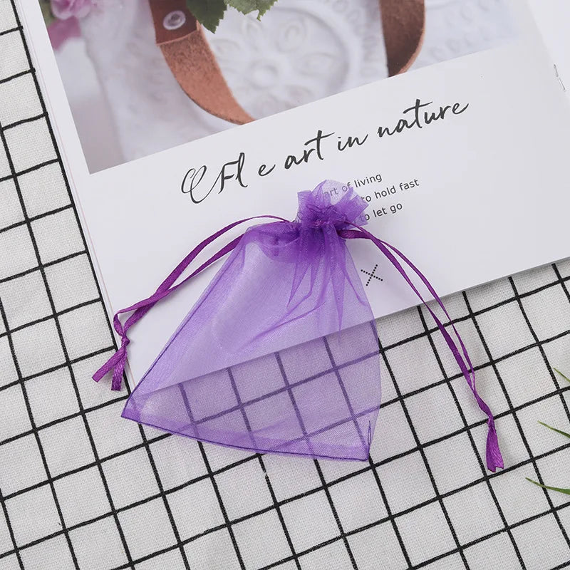 100/50/20Pcs Grape Protection Bags with Drawstring Fruit Protection Mesh Bag Protective Pouches for Strawberry Organza Gift Bags