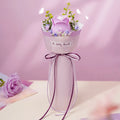 Robotime Flower 3D Puzzle Model Kits Decoration Home Decor Accessories Living Room Gifts for Women Camellia Purple Rose