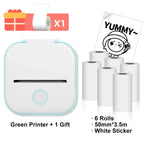 T02 Mini Thermal Printer Phomemo T02 Sticker Maker Machine Portable Bluetooth Pocket Printer Study Supplies for Photos Notes