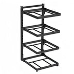 Kitchen Sink Storage Rack Multi-Layer Cooker Storage Rack for Home Stovetop Cabinets Adjustable Pot Rack Pantry Storage