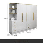 White Gold Wardrobe Designer Clothes Waterproof Children Wardrobe Organizers Nordic Vestidor De Armario Abiertos Hotel Furniture