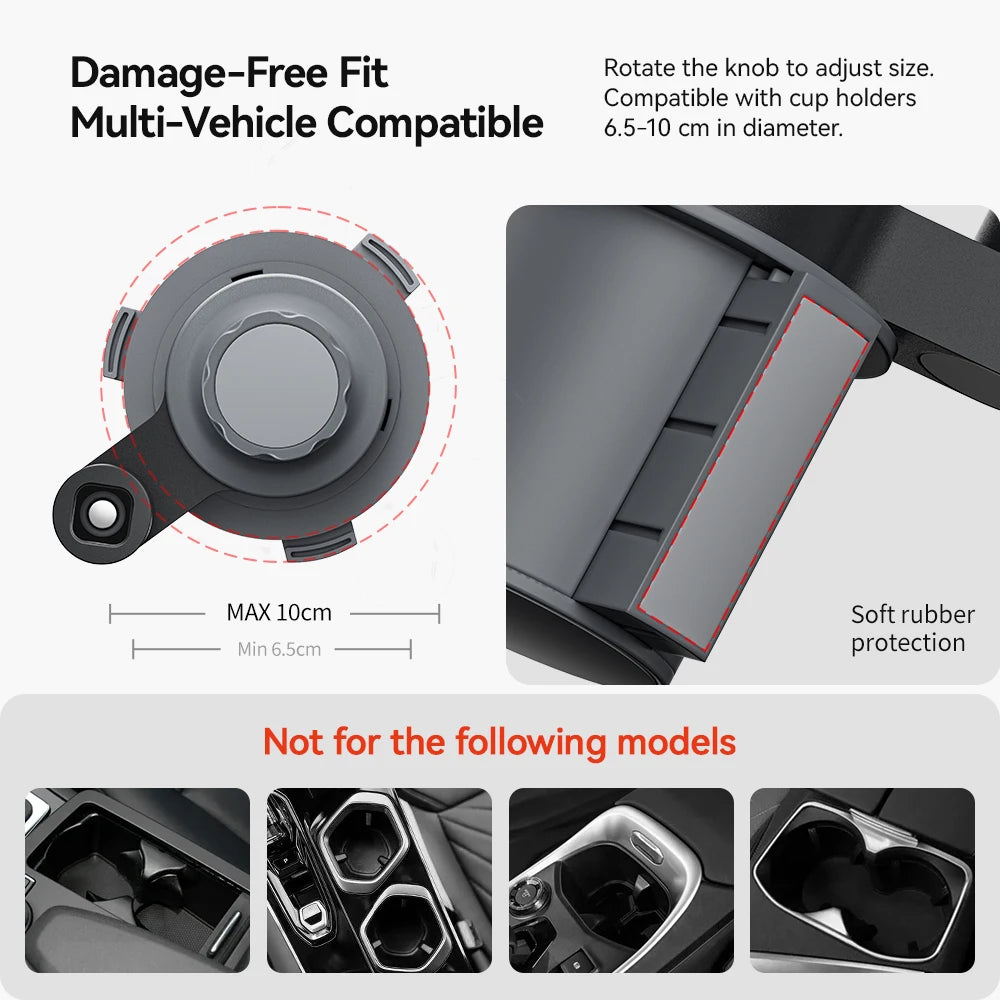 YZ For Tesla Model 3 Y juniper Kia Hyundai Car Water Cup Extended Table Board  Solid Wood Food Drink Tray Portable Office Table