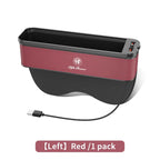 Car USB charging multifunction seat crevice storage box Alfa Romeo 147 156 159 166 Giulia Tonale Stelvio Giulietta Mito Milano