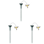 5-1PC Solar Powered Flying Wobble Butterfly Bird Garden Animal Fluttering Butterfly Dancing Ornaments Outdoor Decor Lawn Decor