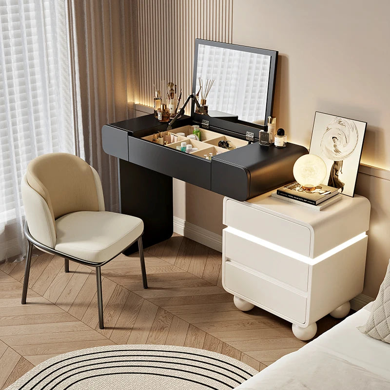Vintage Trendy Vanity Dresser Modern Nordic Italian Unique Makeup Table Minimalist Elegant Aesthetic Vestidores Hotel Furniture