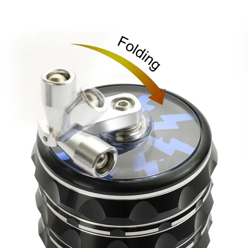 2.5inch Handle Herb Grinder Large 4-layer Manual Pepper Salt Mortar Spice Mill Raw Grass Tobacco Grinder Cigarette Smoking Tool