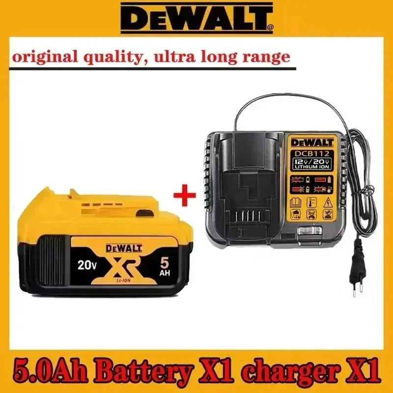 Original DEWALT battery，20V,，6AH， rechargeable lithium-ion battery， DCB115， DCB118,，Dewalt tool battery, dewalt ，DCB1104 charger