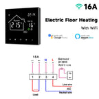 WiFi Tuya Smart Thermostat LCD Display Touch Screen for Electric Floor Heating Water/Gas Boiler Temperature Remote Controller