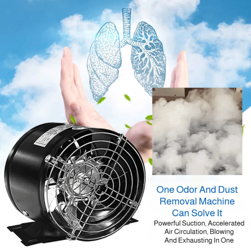6/10Inch Powerful Kitchen Pipe Exhaust Fan Multi function Extractor Ex