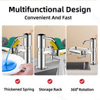 Kitchen Sink Soap Dispenser Sink Soap Dispenser With Tray Hook Extension Tube Detergent Countertop Dishwashing Liquid Soap Dispe